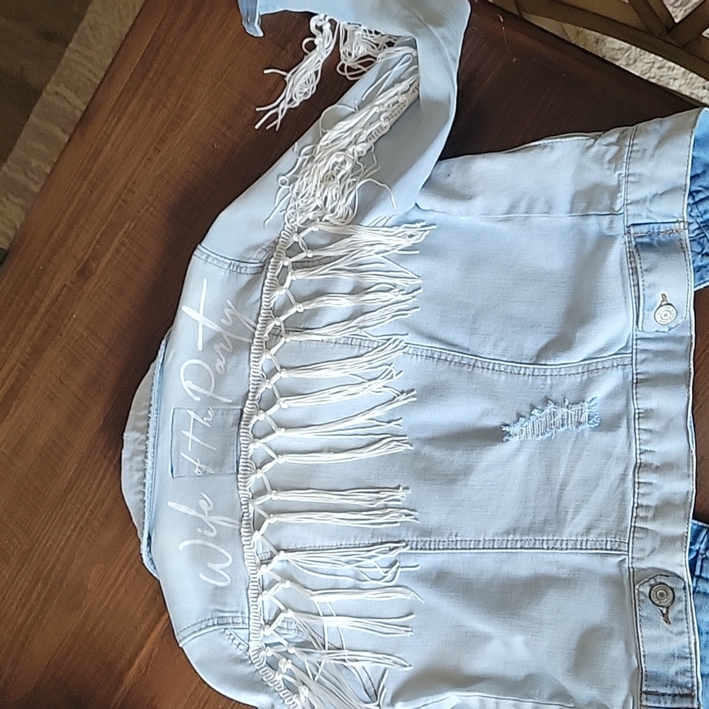 Wife of the Party bridal jacket